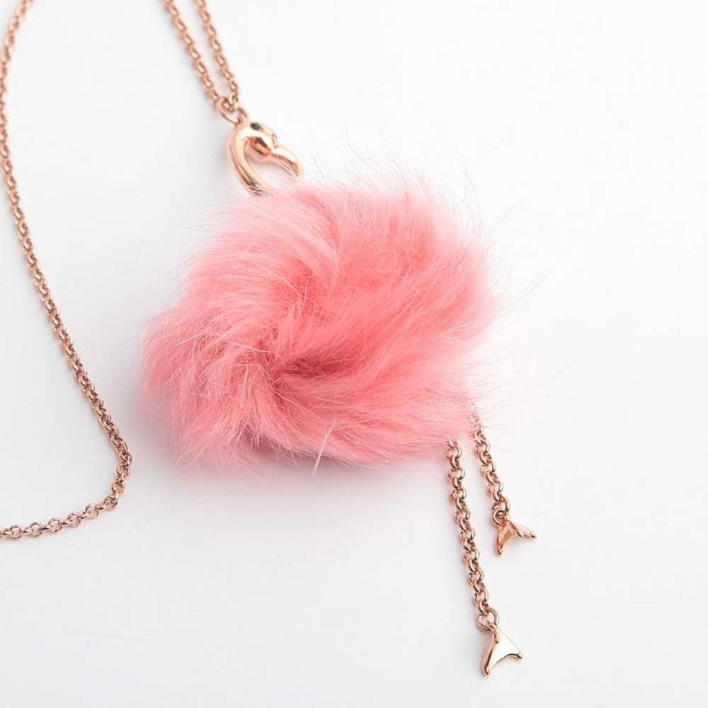 🆕 Kate Spade By the Pool Flamingo Necklace - Picture 3 of 8
